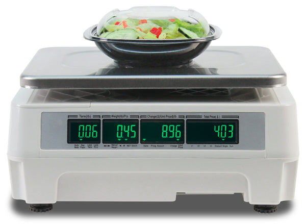 DL1030 Detecto Label Printing Bench Scale for Clover 30LB Capacity